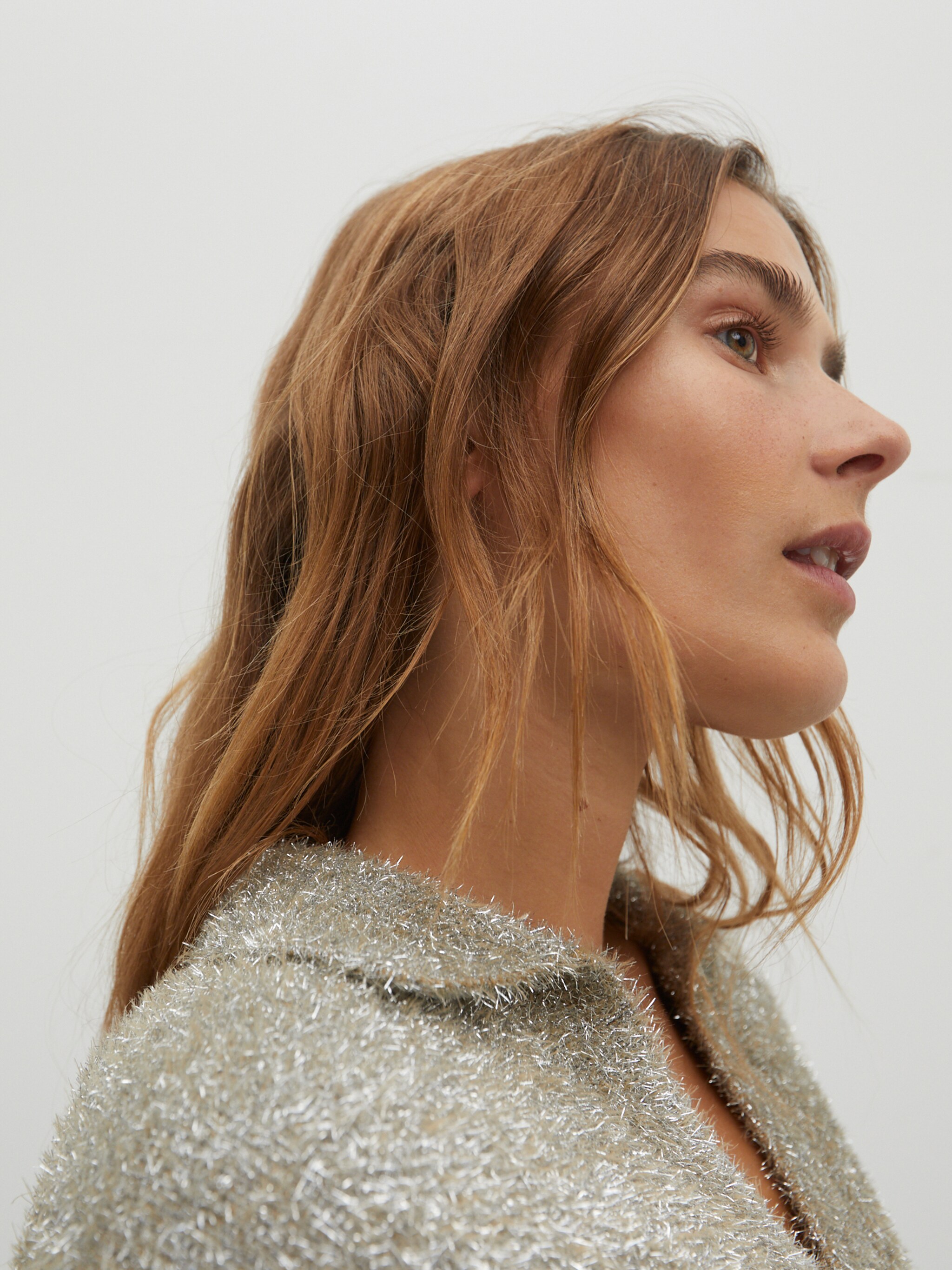 EDITED Produkte Pullover 'Ieva' silber