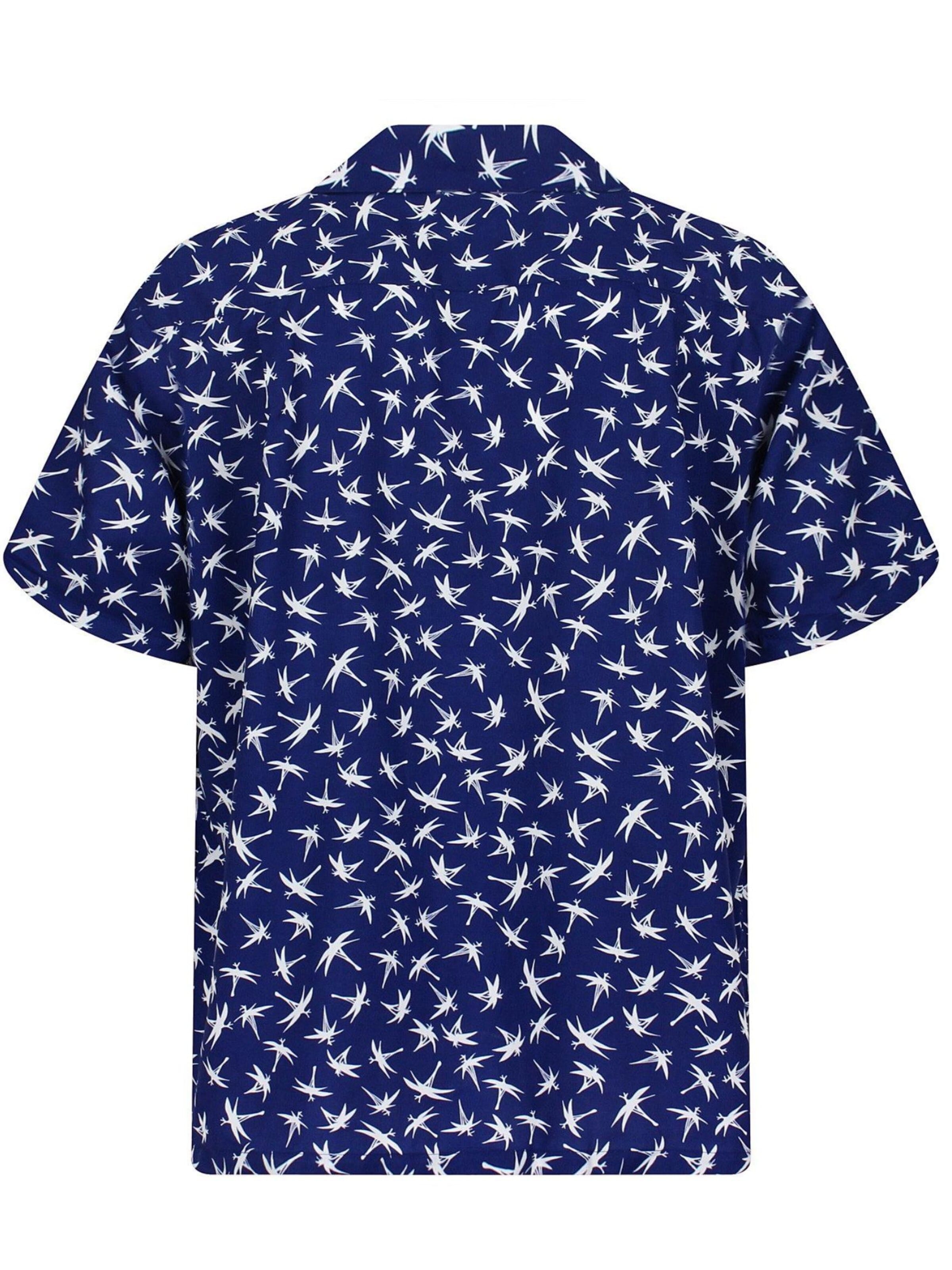 Regular fit Camicia 'Tom Selleck Dragonfly' di Paradise Found in blu