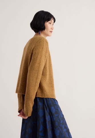 Cardigan Seasalt Cornwall en jaune