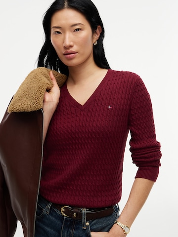 TOMMY HILFIGER Svetr – červená