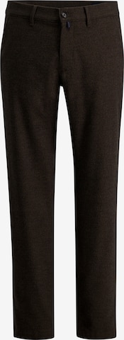 Effilé Pantalon chino PIERRE CARDIN en marron : devant