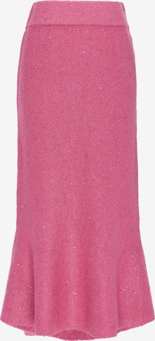 Jupe faina en rose : devant