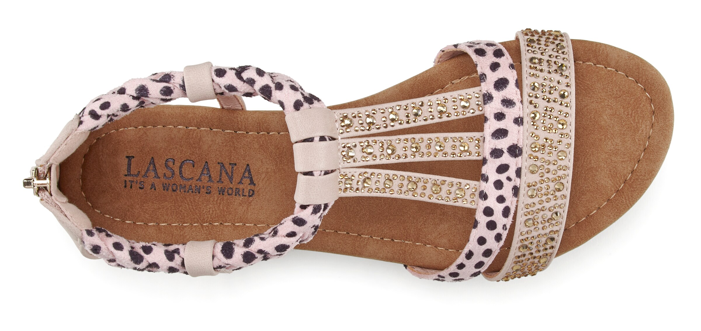 LASCANA Σανδάλι σε ροζ