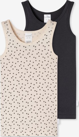SCHIESSER Unterhemd ' Fine Rib Multi ' in Beige: Vorderseite