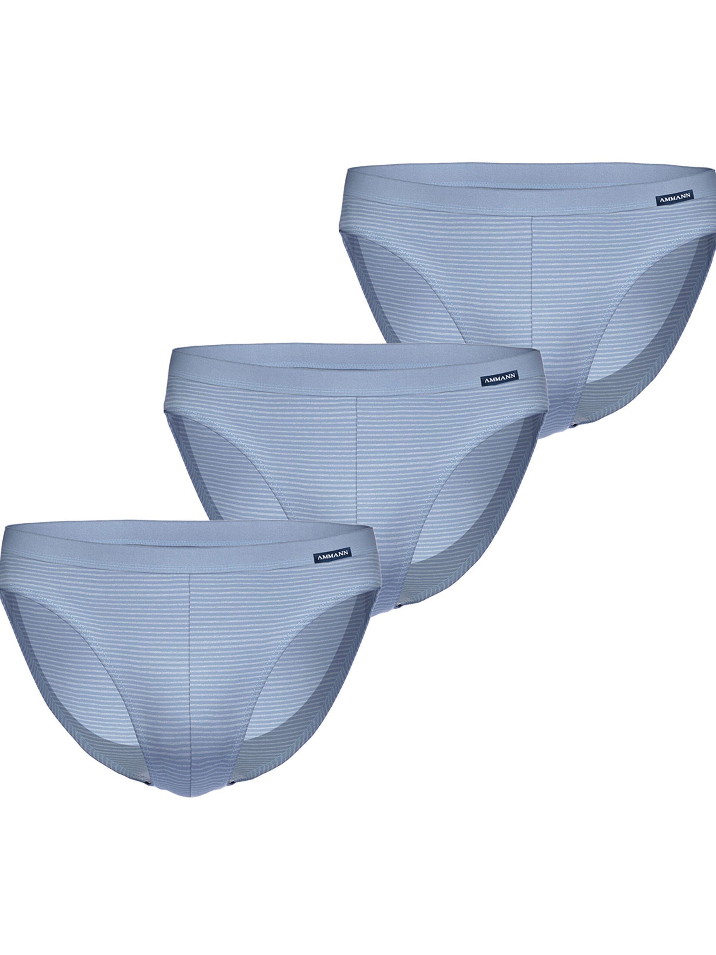 Ammann Panty 'Jeans Feinripp' in Blue: front