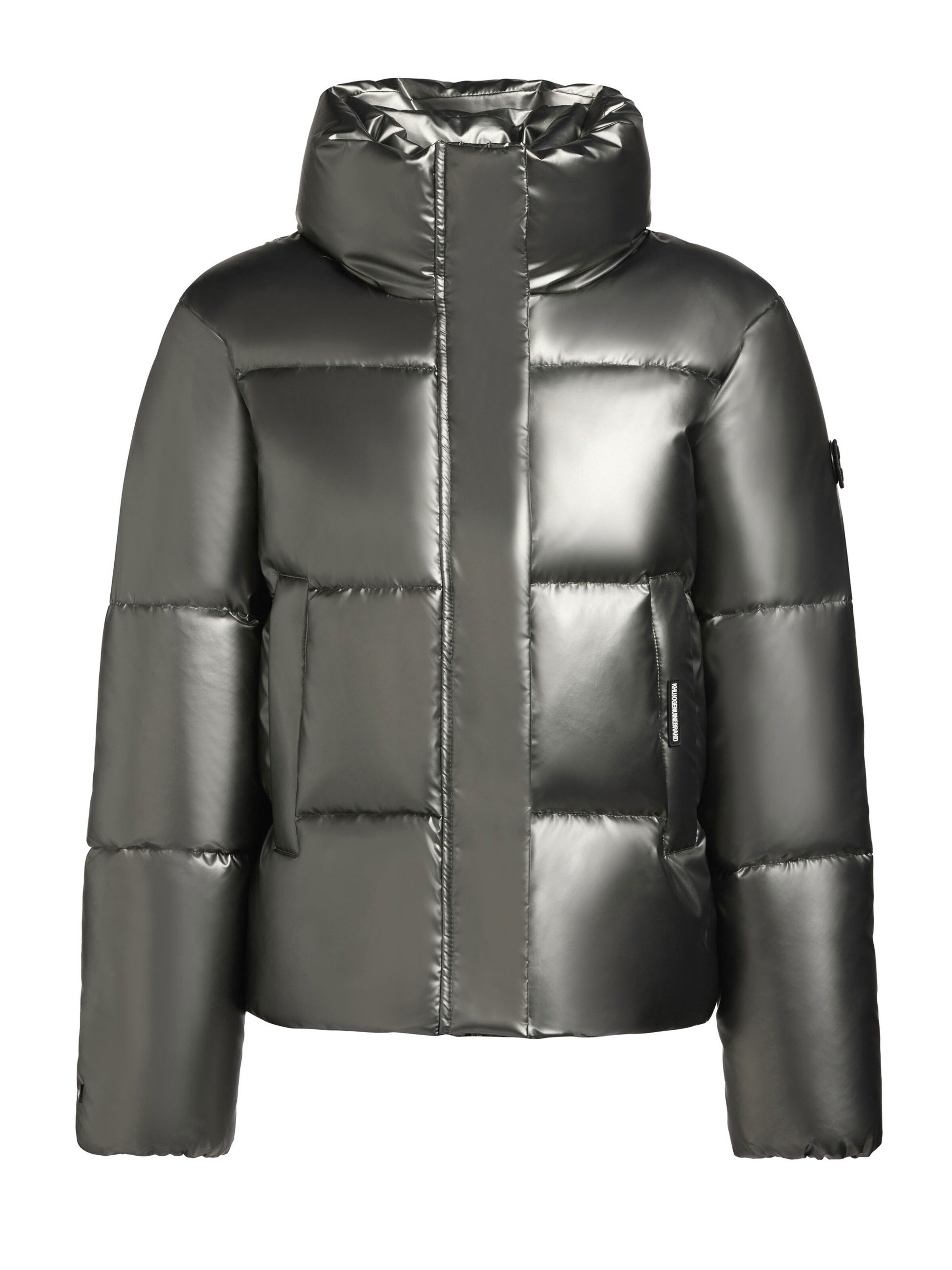 khujo Winter jacket 'Rinja Shiny' in Grey: front