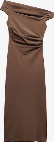 MANGO Cocktail Dress in Brown: front