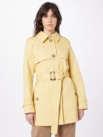 ESPRIT Přechodný kabát – žlutá: přední strana