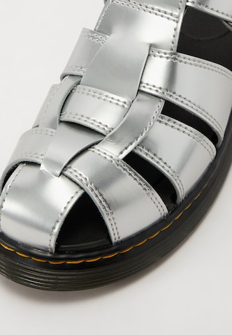 Sandales 'Caarys Y' Dr. Martens en argent