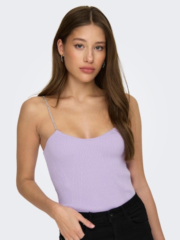 ONLY Knitted Top 'MOON' in Purple