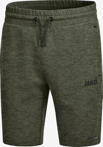 JAKO Regular Workout Pants in Green: front