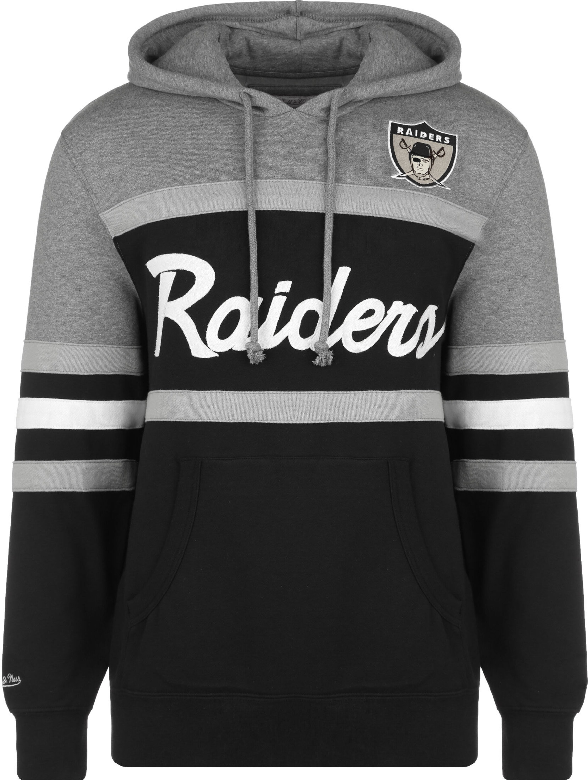 Mitchell & Ness Sweatshirt in Grijs: voorkant
