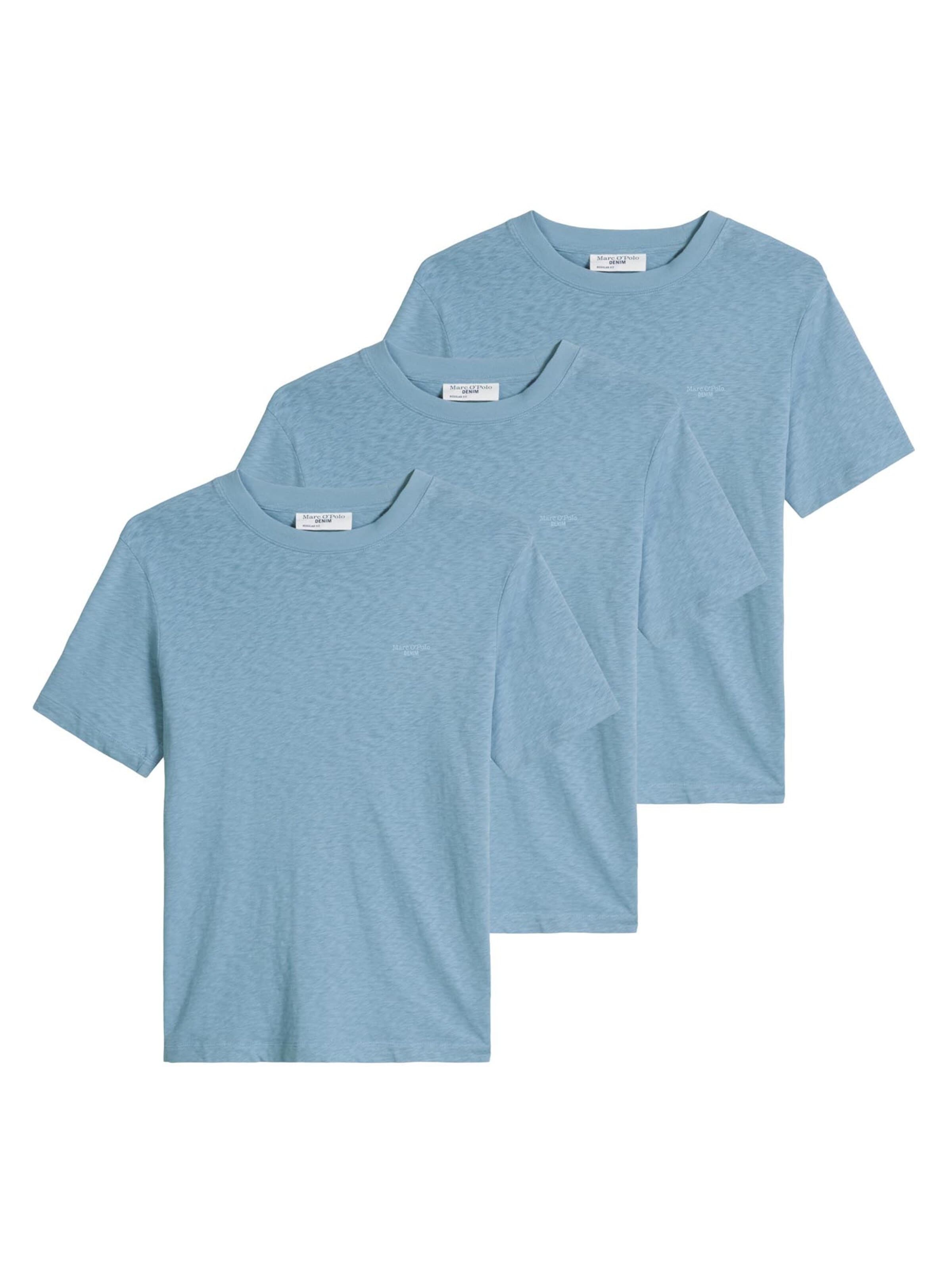 Marc O'Polo DENIM Shirt 'Basic' in Blue: front