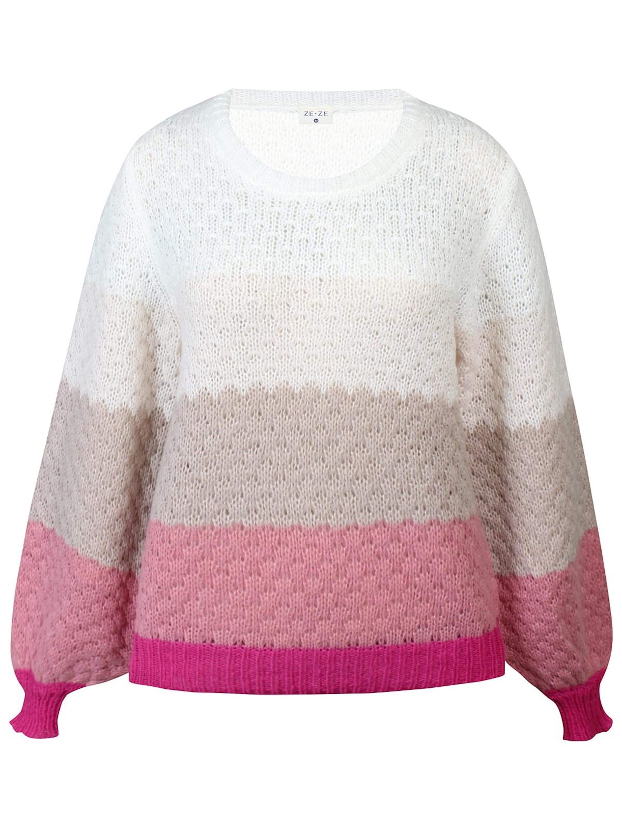 ze-ze Pullover 'Cendall 013'‌‌‌‌‌‌‌‌‌‌ in rosa, Produktansicht