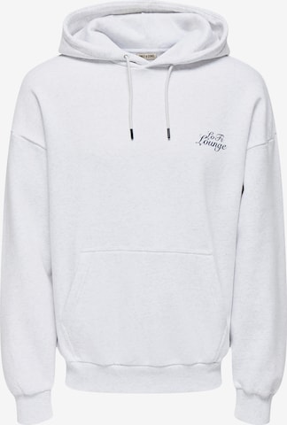 Sweat-shirt 'ONSCERES CHILL' Only & Sons en gris : devant