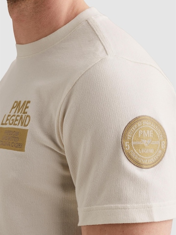 Maglietta 'T-shirt in jersey with multiple badges' di PME Legend in bianco