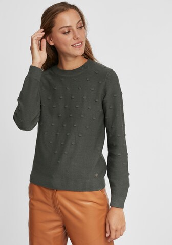 Oxmo Sweater 'Dotta' in Grey: front