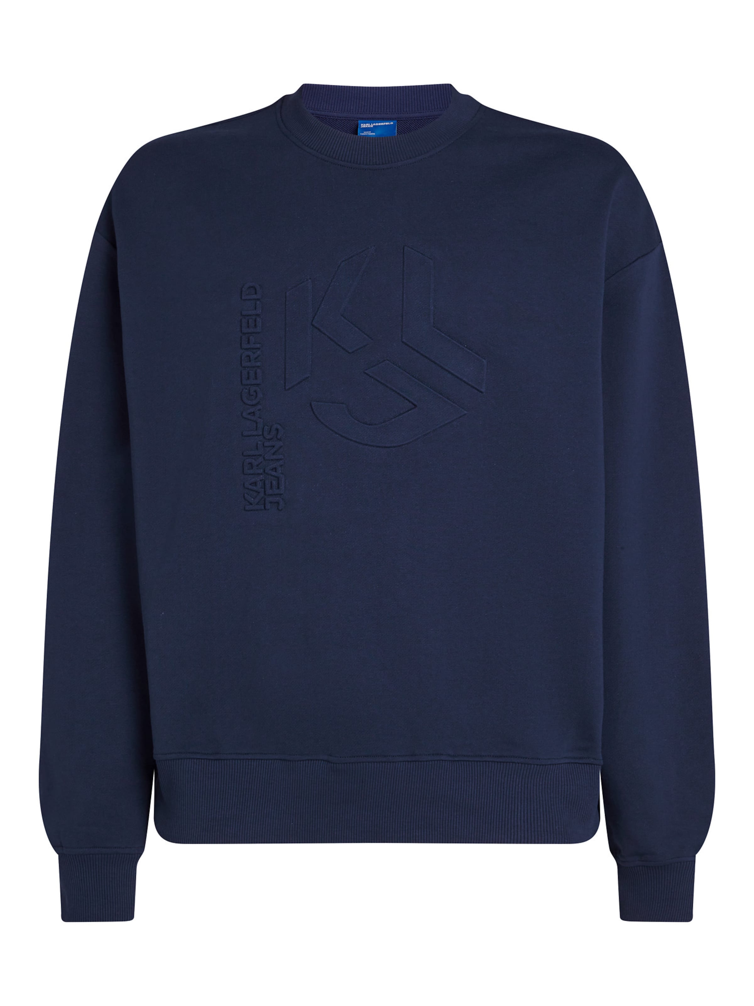 KARL LAGERFELD JEANS Μπλούζα φούτερ σε μαύρο: μπροστά