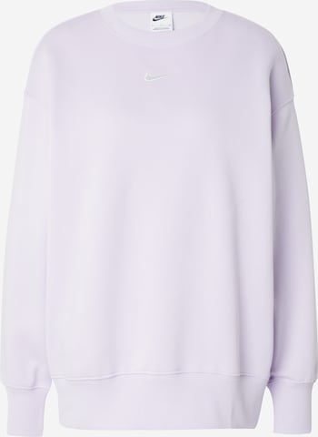 Nike Sportswear Sweatshirt 'PHOENIX FLEECE' in Lila: voorkant