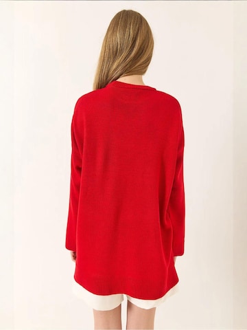 Bianco Lucci - Pullover 'Pullover' em vermelho