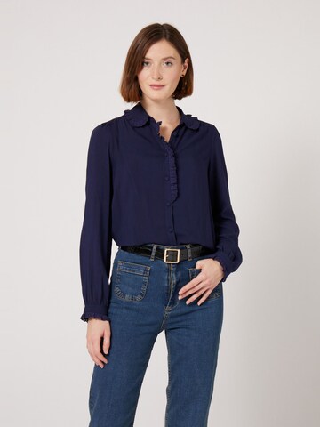 NAF NAF Blouse 'Jolia' in Blauw: voorkant