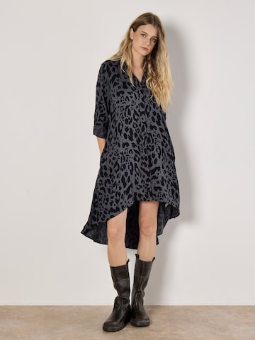 Robe-chemise Apricot en gris : devant