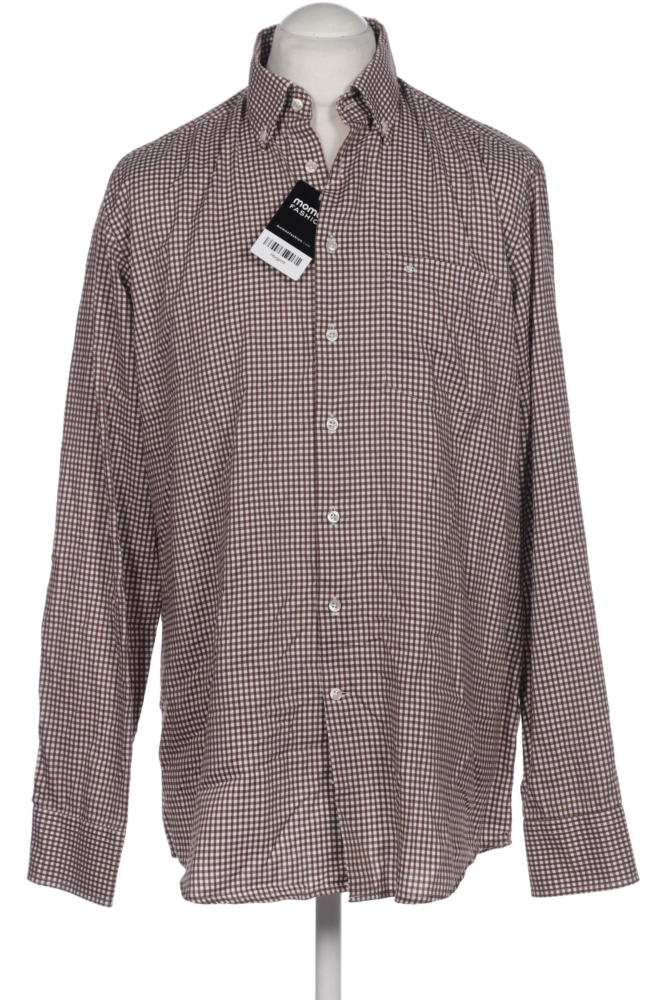 SEIDENSTICKER Button Up Shirt in L in Brown: front