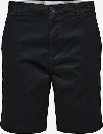 Pantaloni chino di SELECTED HOMME in nero: frontale