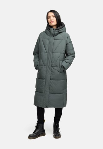 Cappotto invernale 'Yaskaa 16' di MARIKOO in verde: frontale