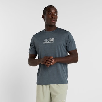 new balance Performance shirt in Grey: front