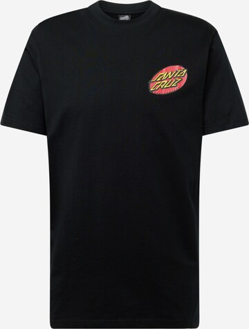 Santa Cruz T-shirt 'Creep Dot' i svart: framsida