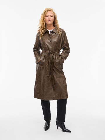 VILA Between-seasons coat in Brown