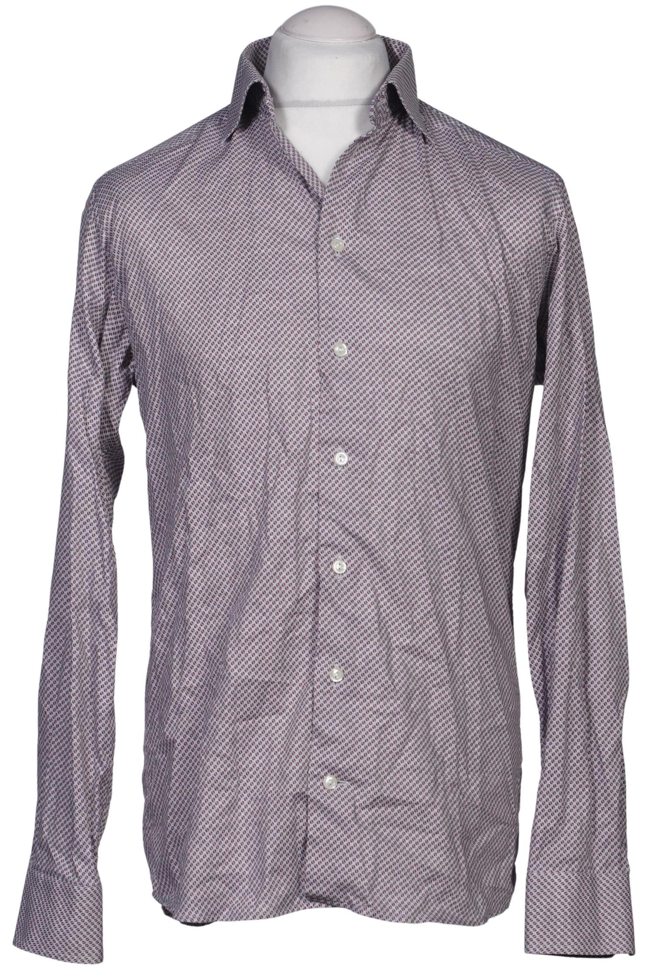 ETON Button Up Shirt in M in Grey: front