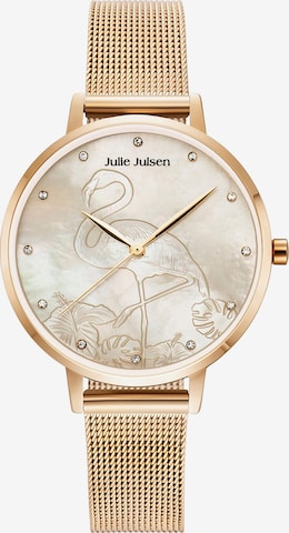 Julie Julsen Uhr in Gold: Vorderseite