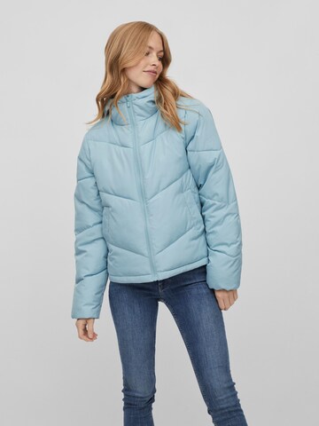 VILA Between-season jacket in Blue: front