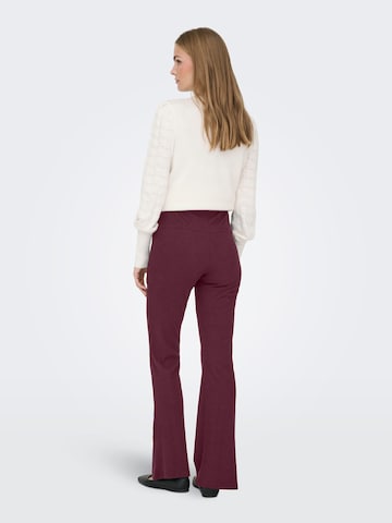 Only Maternity Regular Broek 'OLMHALLE' in Rood