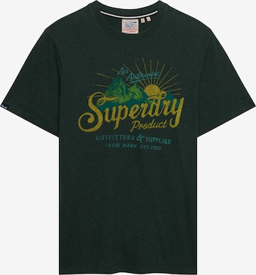 Superdry & Co T-Shirt 'OUTDOORS MOUNTAIN' in Grün: Vorderseite