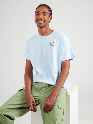Nike Sportswear Футболка в Синий: спереди