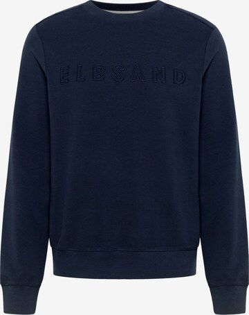Elbsand Sweatshirt in Blau: Vorderseite