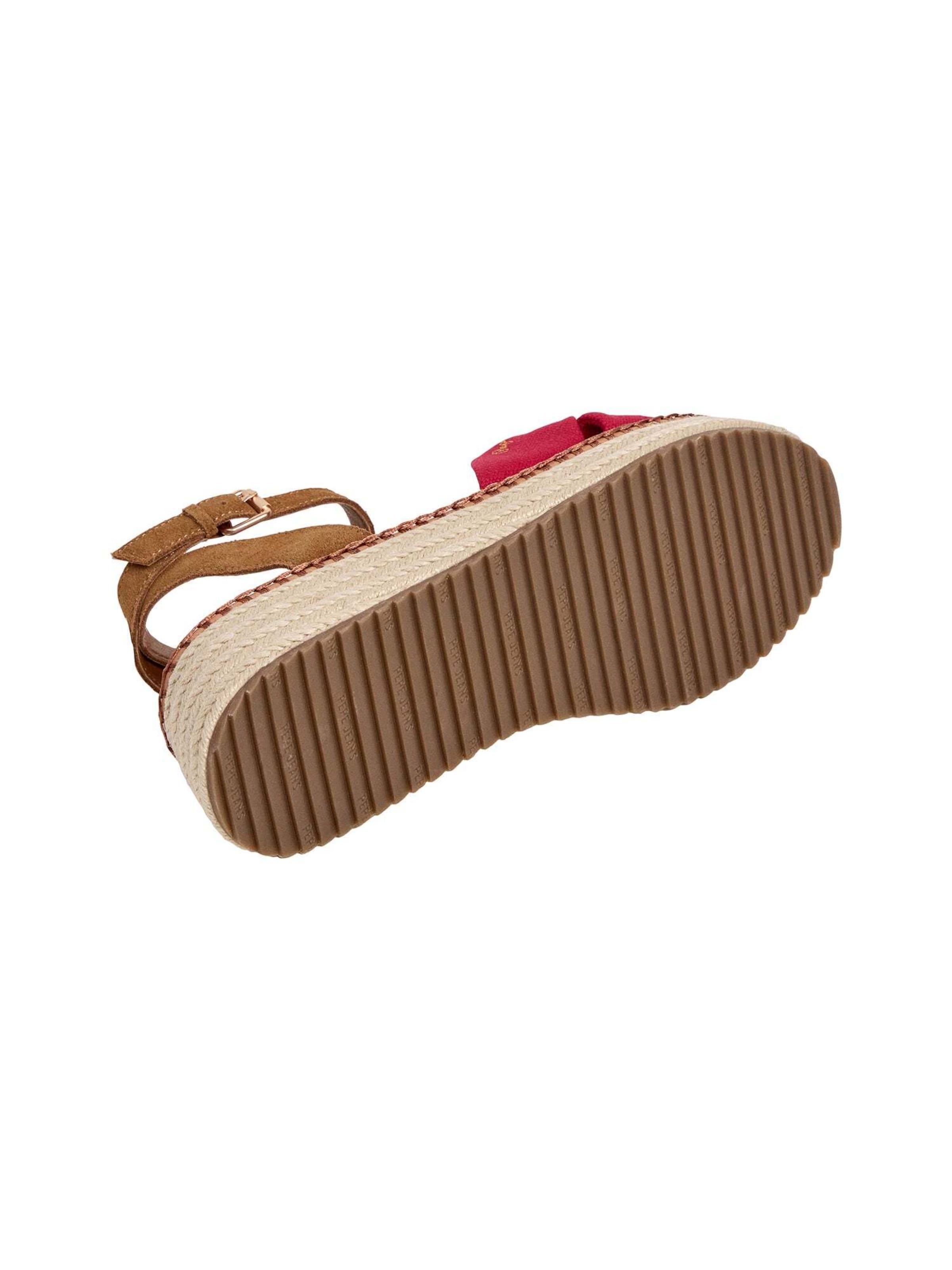 Pepe Jeans Sandale 'Kate Bass' in Rot