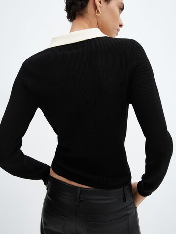 MANGO Sweater 'Ricson' in Black
