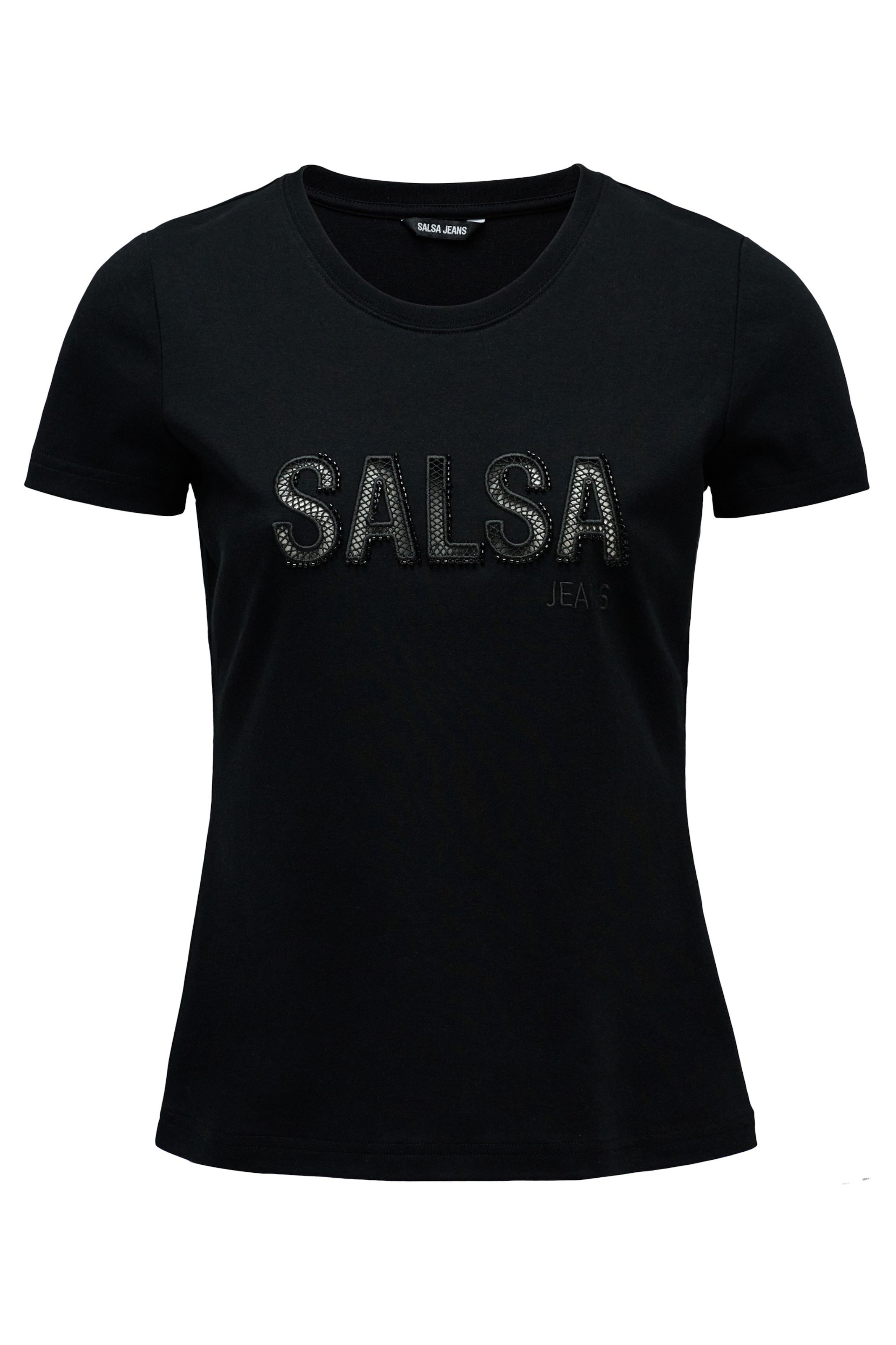 Salsa Jeans Shirt in Zwart: voorkant