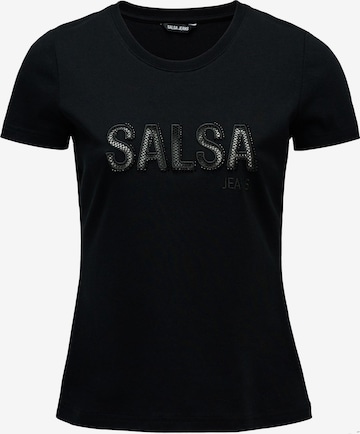 Salsa Jeans Shirt in Zwart: voorkant