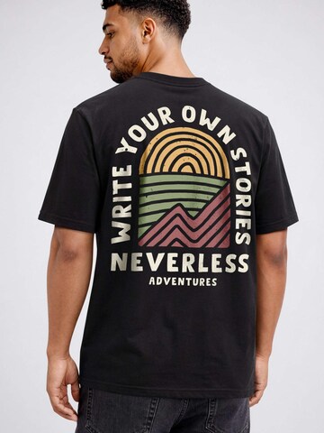 Neverless Shirt 'Write your Stories'‌ in Schwarz
