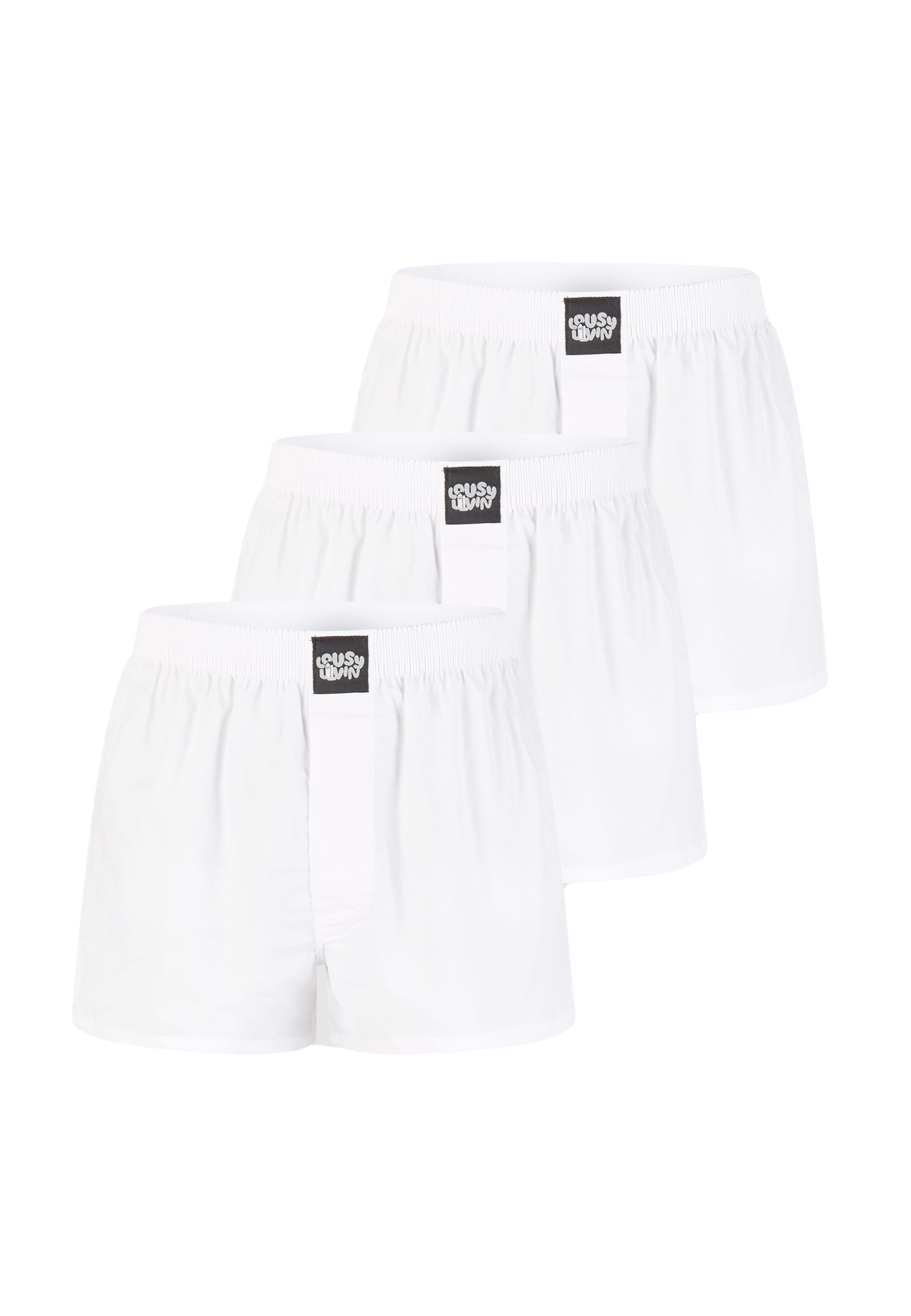 Lousy Livin Boxer shorts '3er Pack' in White: front