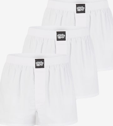 Lousy Livin Boxershorts '3er Pack' in Weiß: Vorderseite