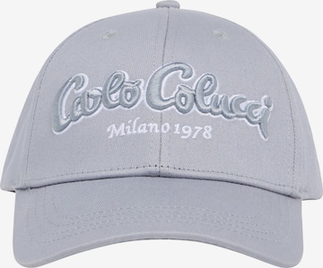 Carlo Colucci Cap 'Elezi' in Grau: Vorderseite