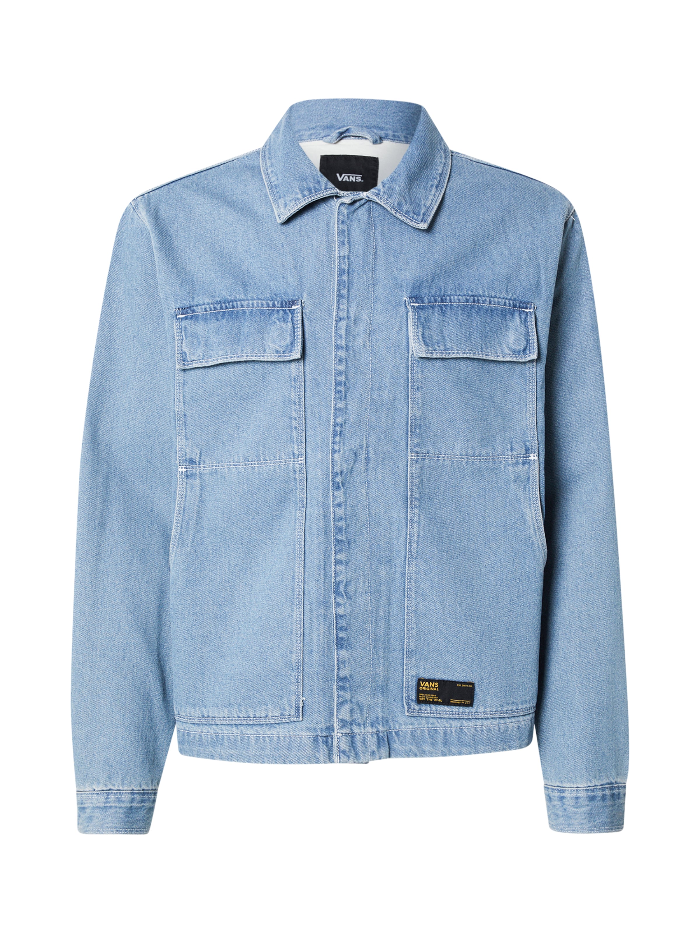 VANS Kevad-sügisjope 'McAvoy Denim Station Jacket', värv sinine: eest vaates