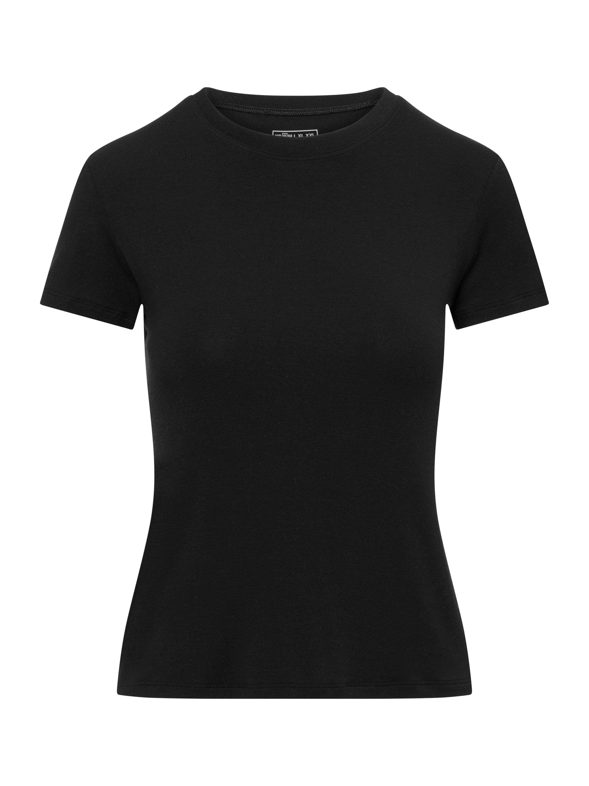 Hey Honey Sporttop 'Active T-Shirt'‌‌‌‌‌‌‌‌‌ in Schwarz: Vorderseite