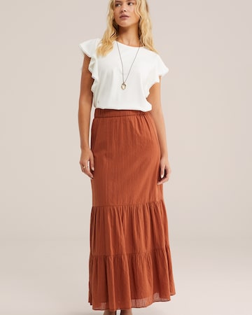 WE Fashion Koszulka w kolorze beżowy